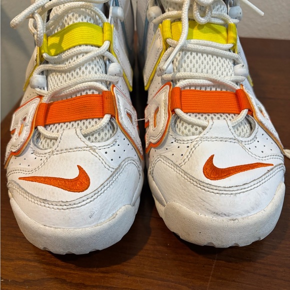 Nike Air More Uptempo GS “Multi-Color” White 6Y (Women’s 7.5) - Picture 3 of 11